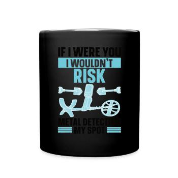 Metal detector - Full Colour Mug - black - Front