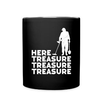Détecteur de métaux - Mug uni - noir - Devant