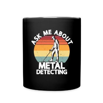 Détecteur de métaux - Mug uni - noir - Devant
