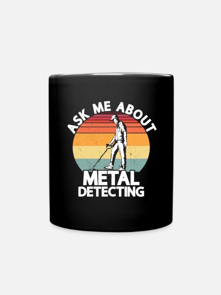 Metalldetektor - Tasse einfarbig - Schwarz