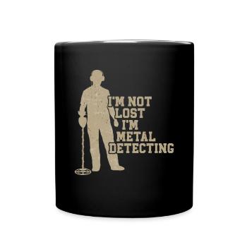 Détecteur de métaux - Mug uni - noir - Devant