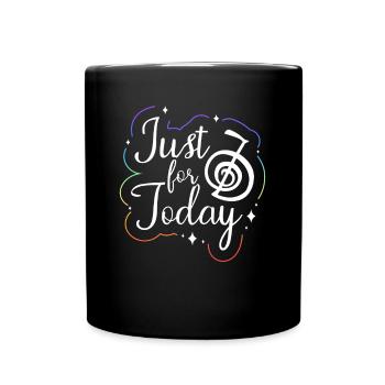 Juste pour aujourd’hui Holistique Healing Mains Reiki - Mug uni - noir - Devant