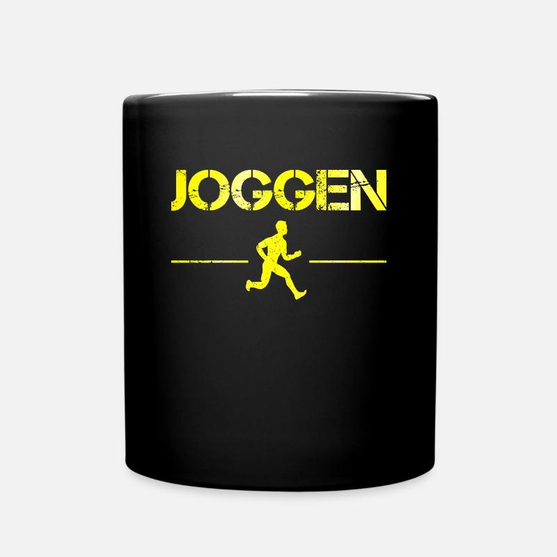 Joggen - Tasse einfarbig - Schwarz