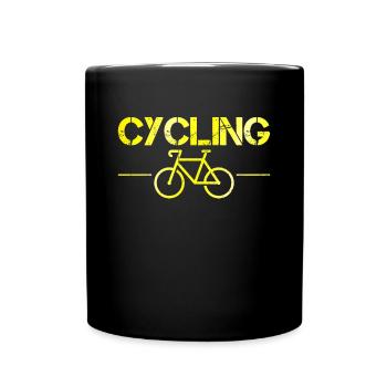 Bicyclette - Mug uni - noir - Devant