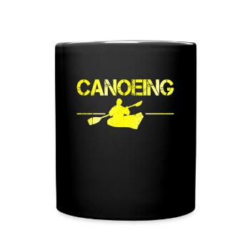 Kanusport - Tasse einfarbig - Schwarz - Vorne