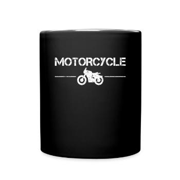 Motorcycle - Full Colour Mug - black - Front