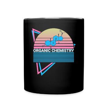 Organic Chemistry Retro - Full Colour Mug - black - Front