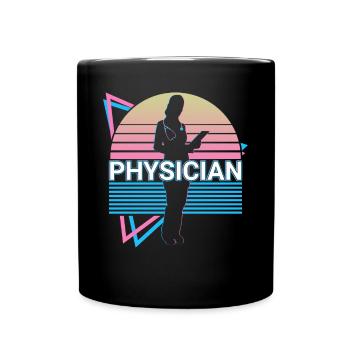 Docteur-Rétro-Scientifique - Mug uni - noir - Devant