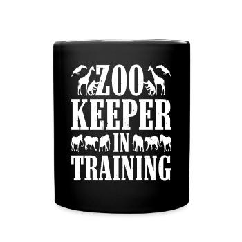 Zookeeper In Training 5 - Full Colour Mug - black - Front