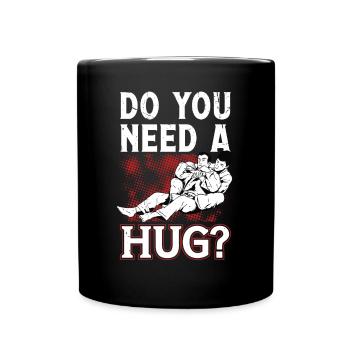 Jiu Jitsu Besoin d’un câlin Jujutsu Arts Martiaux MMA - Mug uni - noir - Devant