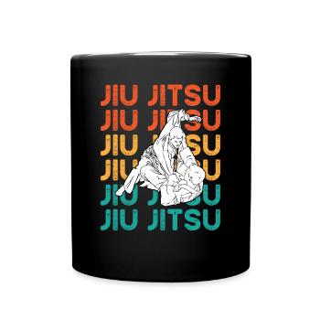 Jiu Jitsu Jujutsu Martial Arts Kampfkunst MMA - Full Colour Mug - black - Front