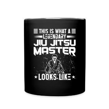Jujutsu Legendary Jiu Jitsu Master Martial Arts - Full Colour Mug - black - Front