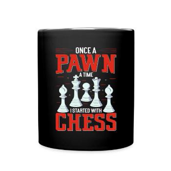 Chess Tournament Coach Chess piece Queen Chess Day - Full Colour Mug - black - Front