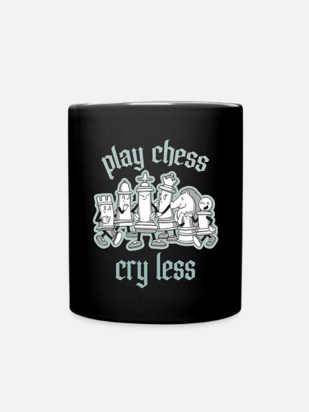 Entraîneur de tournoi d’échecs Pièce d’échecs Jour d’échecs de la reine - Mug uni - noir