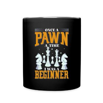 Chess Tournament Coach Chess piece Queen Chess Day - Full Colour Mug - black - Front