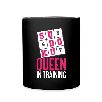Sudoku Puzzle Sudoku Grid Sudoku lösen Sodoku - Tasse einfarbig - Schwarz - Vorne