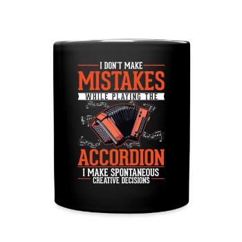 Accordion Creative Choices Accordionist - Full Colour Mug - black - Front