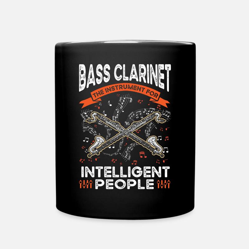 Clarinette basse cadeau Clarinettiste basse - Mug uni - noir