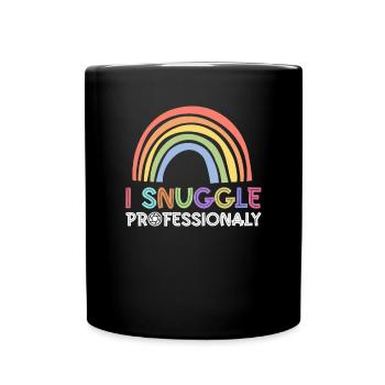 Newborn Photographer Baby Photography Saying - Full Colour Mug - black - Front