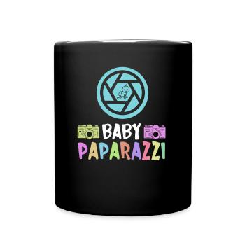 Photographe nouveau-né Photographie de bébé Dicton - Mug uni - noir - Devant