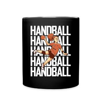 Joueur de handball Handball Outfit Handball Joueur de handball - Mug uni - noir - Devant