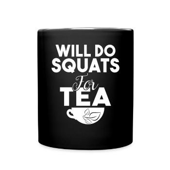 Tea Lover Gifts - Full Colour Mug - black - Front