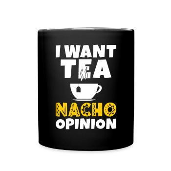 Teeliebhaber Geschenke - Tasse einfarbig - Schwarz - Vorne