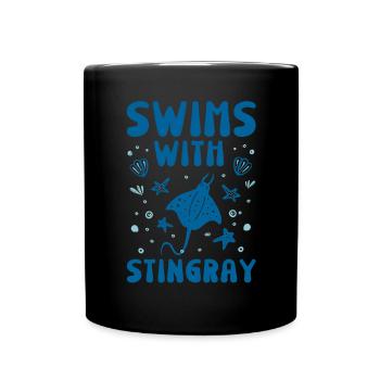 Stingray - Full Colour Mug - black - Front