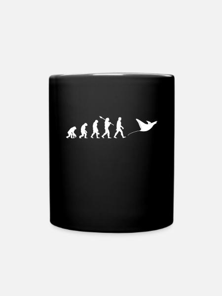 Stachelrochen - Tasse einfarbig - Schwarz