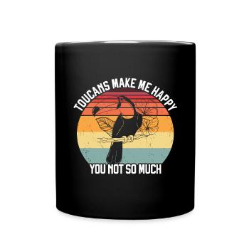 Toucan - Full Colour Mug - black - Front