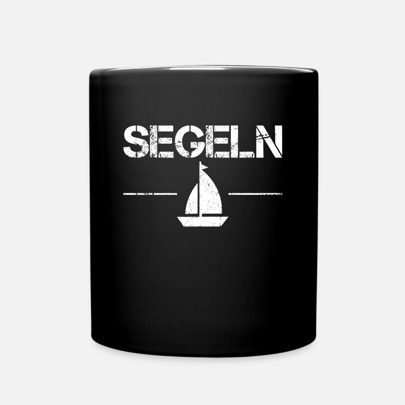 Segeln - Tasse einfarbig - Schwarz