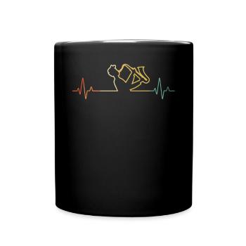 Saxophone Saxophoniste Saxophoniste - Mug uni - noir - Devant