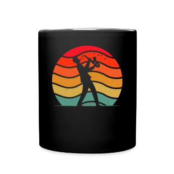 Saxophone Saxophoniste Saxophoniste - Mug uni - noir - Devant