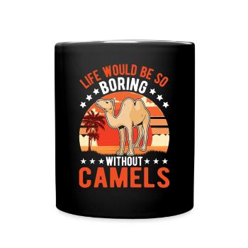 Camel Gift Dromedary Camel Big Camel - Full Colour Mug - black - Front