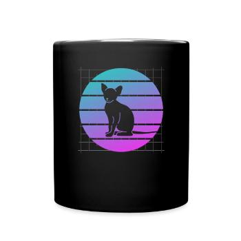 I Don't Go Anywhere Without My Bipod Coyote - Full Colour Mug - black - Front