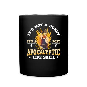 Its Not A Hobby Funny Saying Anvil Blacksmith - Full Colour Mug - black - Front