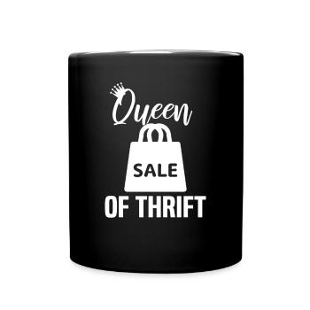 Secondhandladen Secondhand Öko Hipster Gebraucht - Tasse einfarbig - Schwarz - Vorne