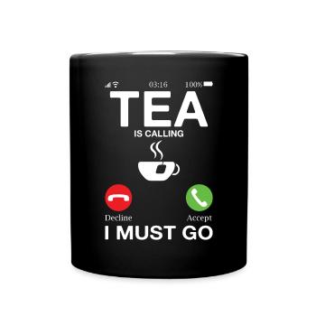 Tea Lover Gifts - Full Colour Mug - black - Front