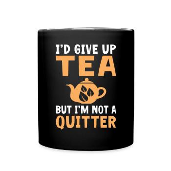Teeliebhaber Geschenke - Tasse einfarbig - Schwarz - Vorne