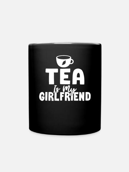 Teeliebhaber Geschenke - Tasse einfarbig - Schwarz