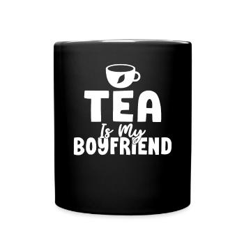 Teeliebhaber Geschenke - Tasse einfarbig - Schwarz - Vorne