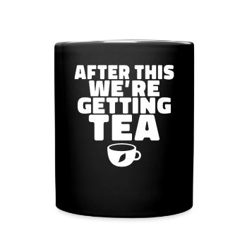 Tea Lover Gifts - Full Colour Mug - black - Front