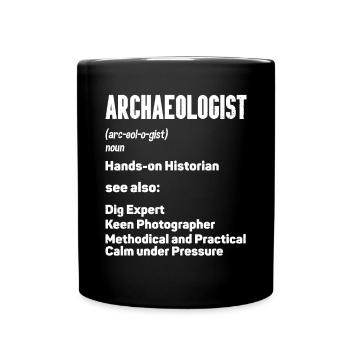 Archaeology - Full Colour Mug - black - Front