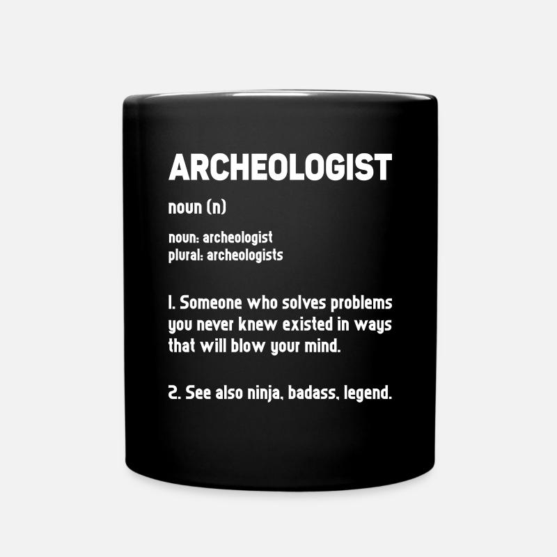 Archéologie - Mug uni - noir