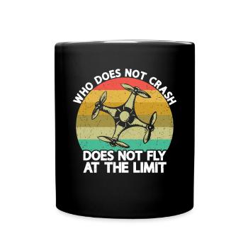 Drone - Full Colour Mug - black - Front