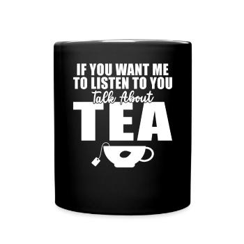 Tea Lover Gifts - Full Colour Mug - black - Front