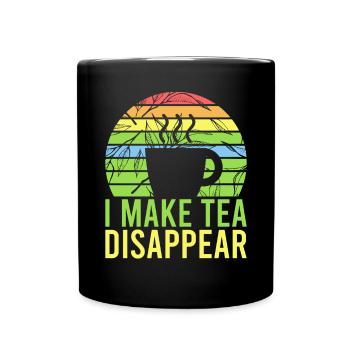Teeliebhaber Geschenke - Tasse einfarbig - Schwarz - Vorne