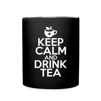 Teeliebhaber Geschenke - Tasse einfarbig - Schwarz - Vorne