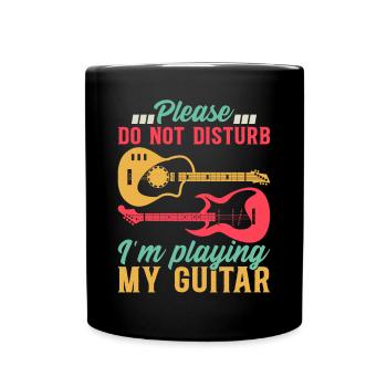 Bassiste I Please Do Not Disturb I’m Playing - Mug uni - noir - Devant