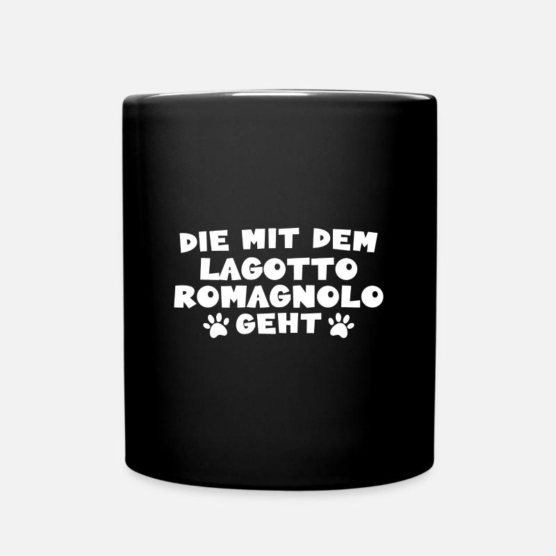Lagotto Romagnolo - Tasse einfarbig - Schwarz